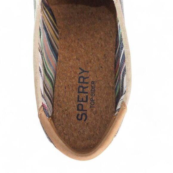Sperry Authentic Original Venice 2- Eye Linen Boat Shoes "Natural" Women's 6.5M - Picture 10 of 12